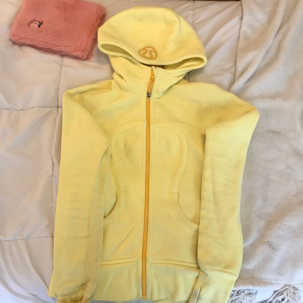 Lululemon yellow zip up